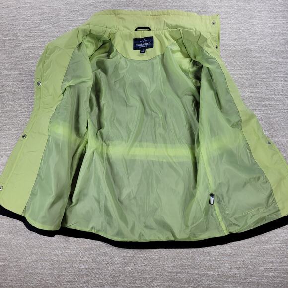 Mackintosh New England Rain Coat Womens M Navy Green Hooded Waterproof Jacket - Picture 11 of 16